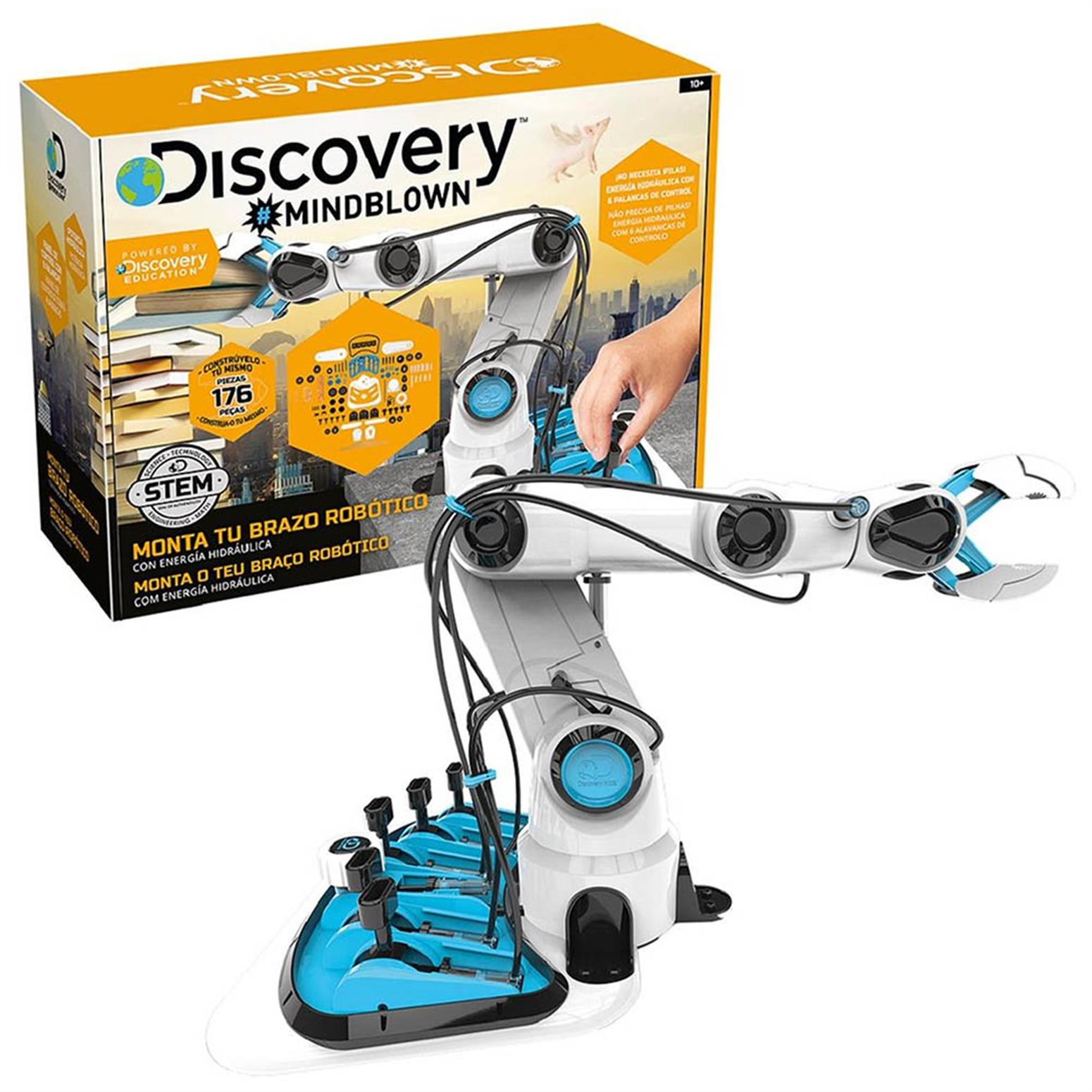 Hydraulic robot shop arm science discovery