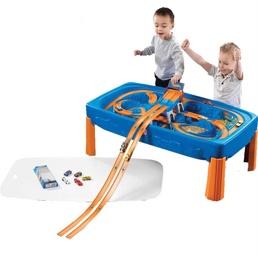 HOT WHEEL CAR & TRACK PLAY TABLE