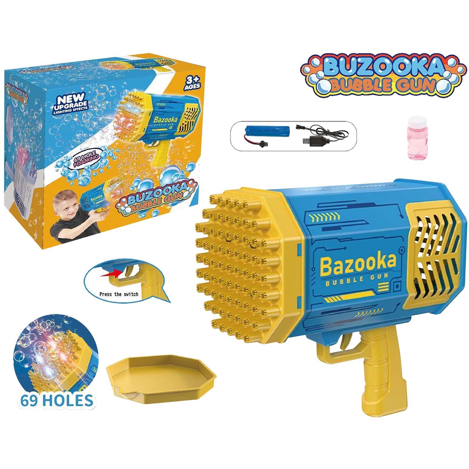 Bubble Gun 69 Carrying - Rechargeable - Blue