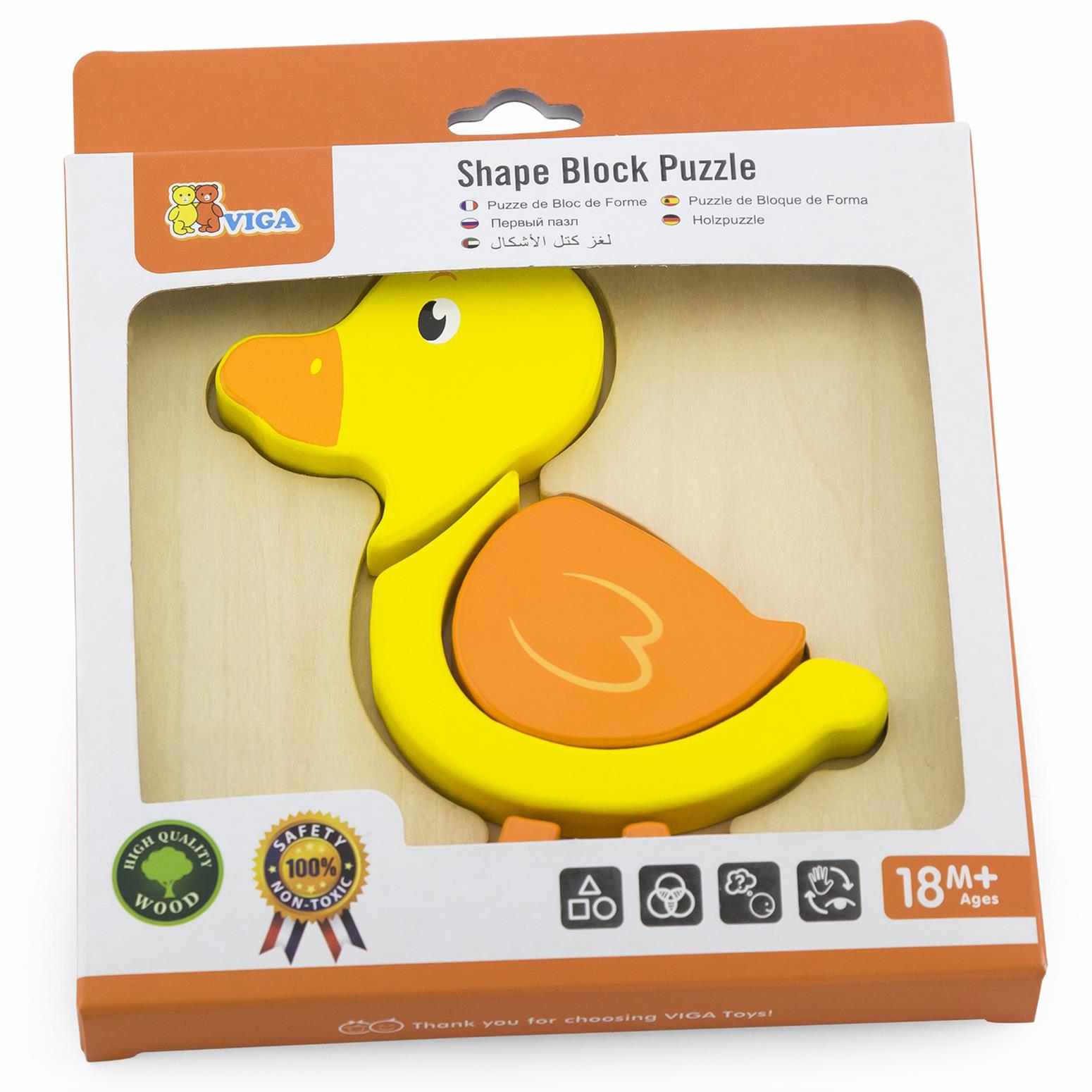 Shape Block Puzzle - Duck