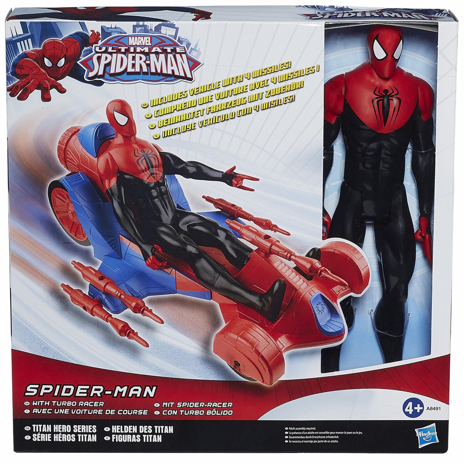 SPIDER MAN WITH TURBO RACER