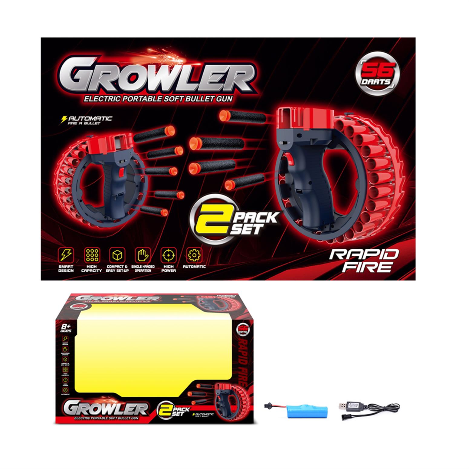 SOFT GROLER ELECTRIC PORTABLE GUN