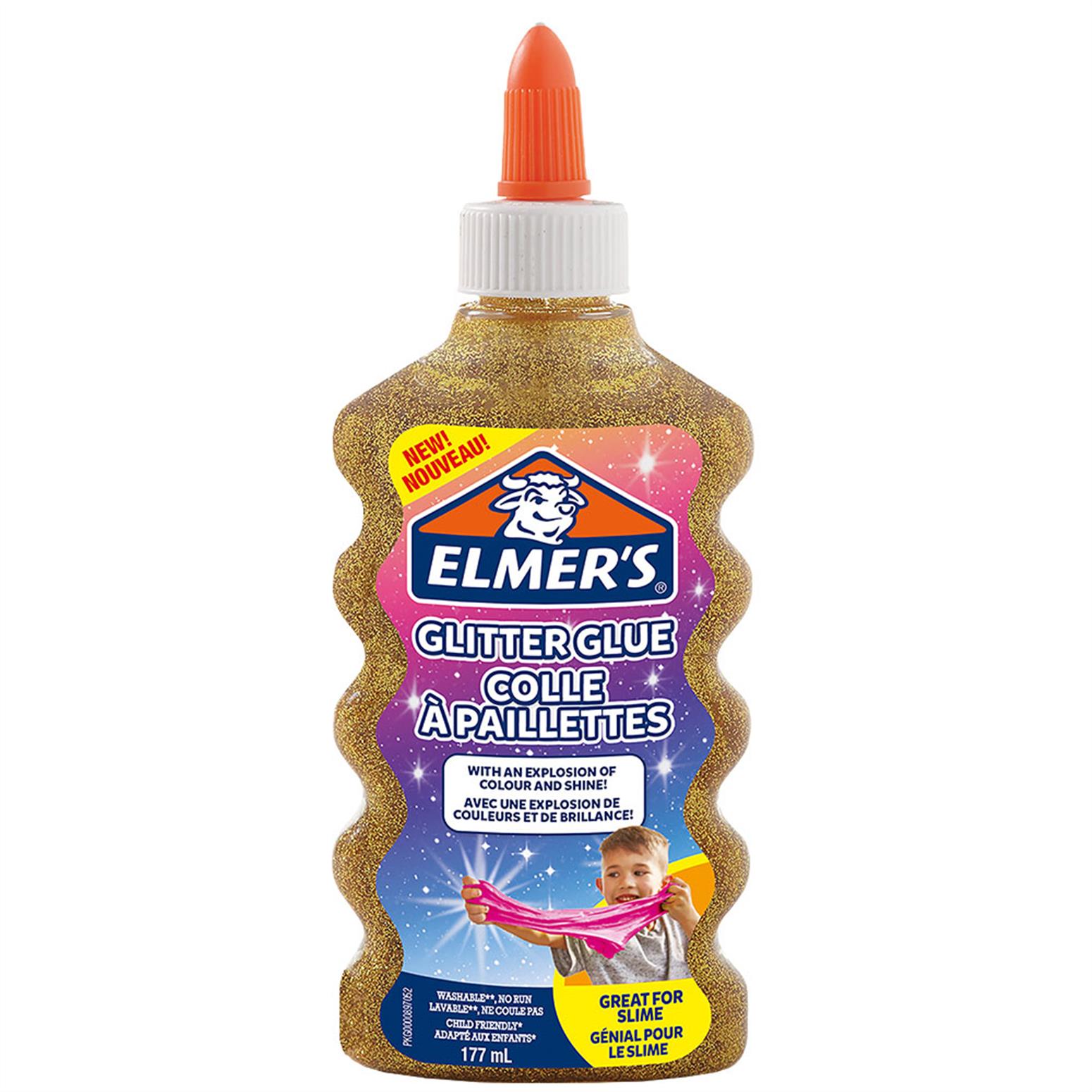 Elmer's Glitter Glue Slime, 177 ml