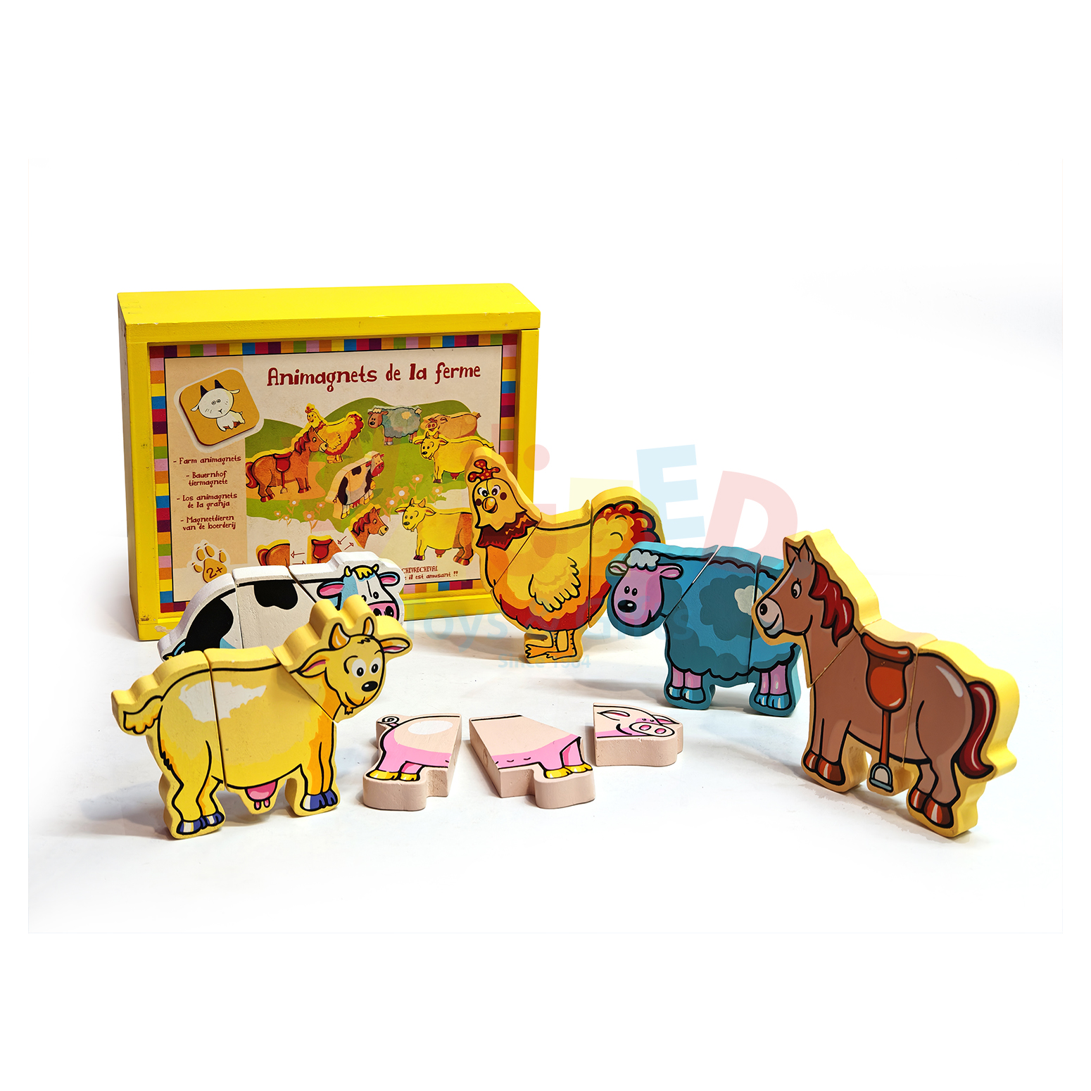 Learn and Play with Magnetic Farm Animals